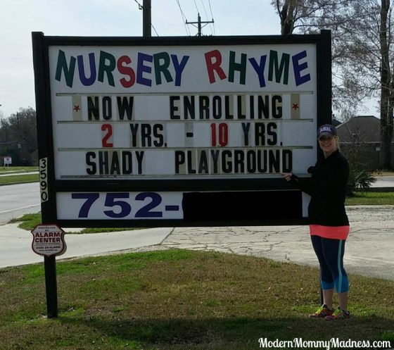 My husband is the one who spotted this. I immediately made him turn the car around.