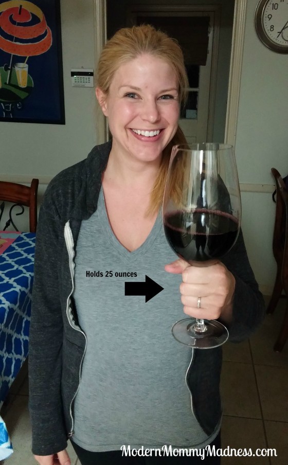 This thing holds 25 OUNCES. Thank you for my favorite glass, Kate!