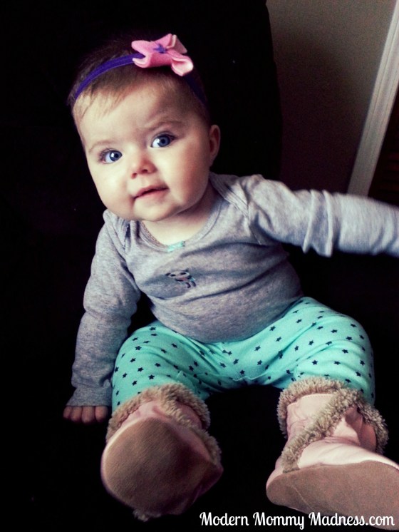 8-month-old Penelope. Back when she was tiny.