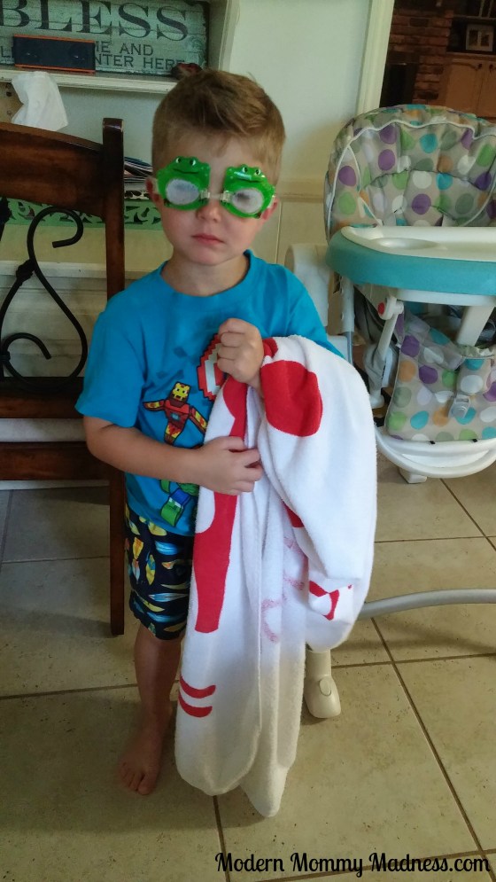 Asher would wear his goggles 24/7 if we let him.